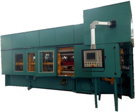 KY41 series vertical parting boxless injection molding line